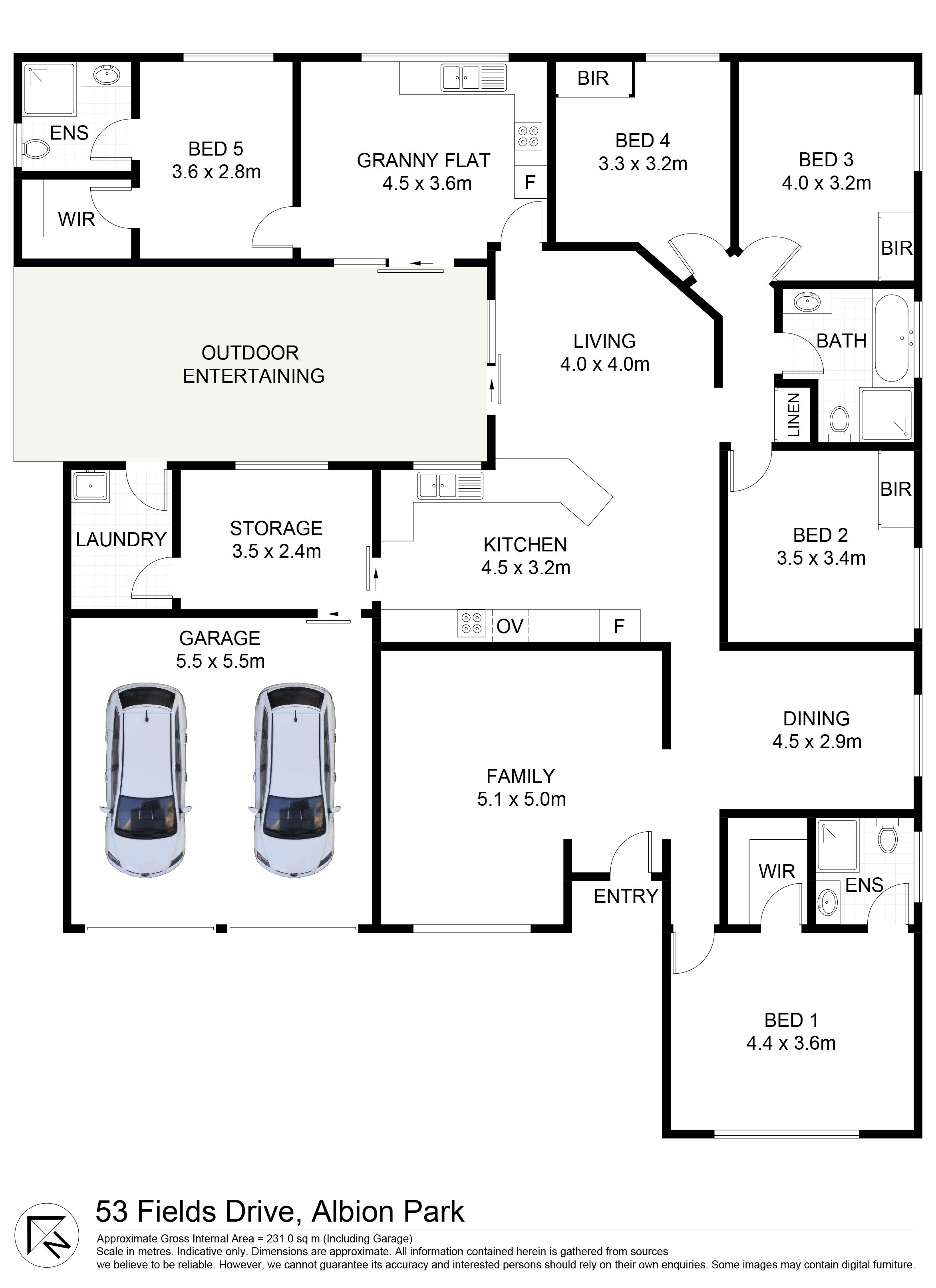 Floorplan of Homely other listing, 53 Fields Drive, Albion Park NSW 2527