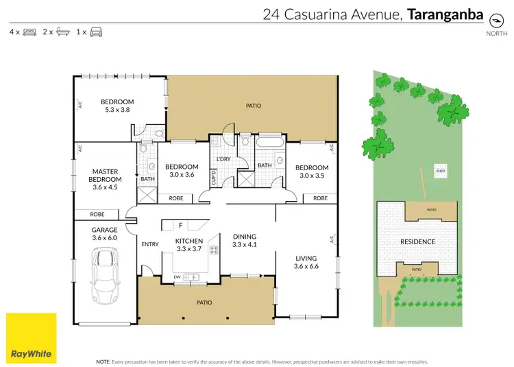 Floorplan of Homely house listing, 24 Casuarina Avenue, Taranganba QLD 4703