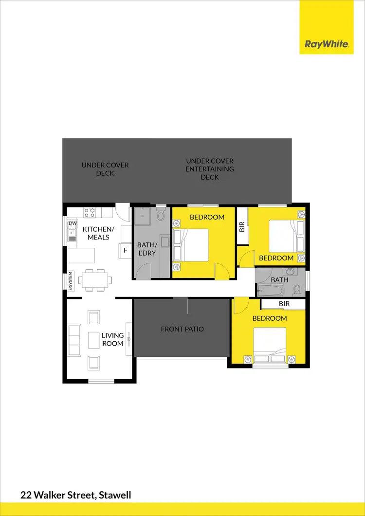 Floorplan of Homely house listing, 22 Walker Street, Stawell VIC 3380