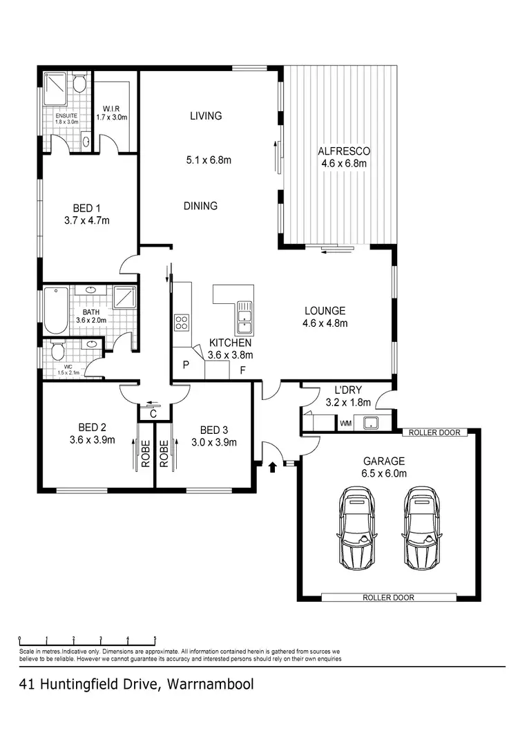 Floorplan of Homely house listing, 41 Huntingfield Drive, Warrnambool VIC 3280