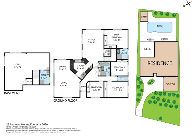 Floorplan of Homely house listing, 25 Andrews Avenue, Kooringal NSW 2650