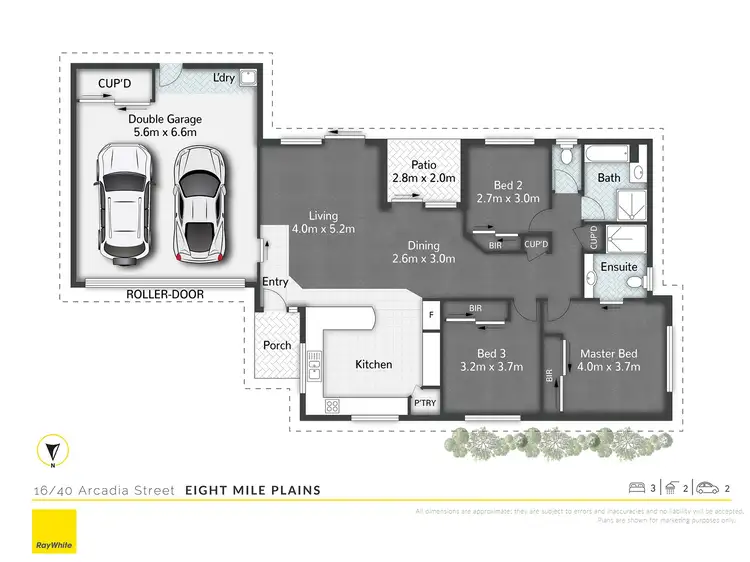 Floorplan of Homely townhouse listing, 16/40 Arcadia Street, Eight Mile Plains QLD 4113
