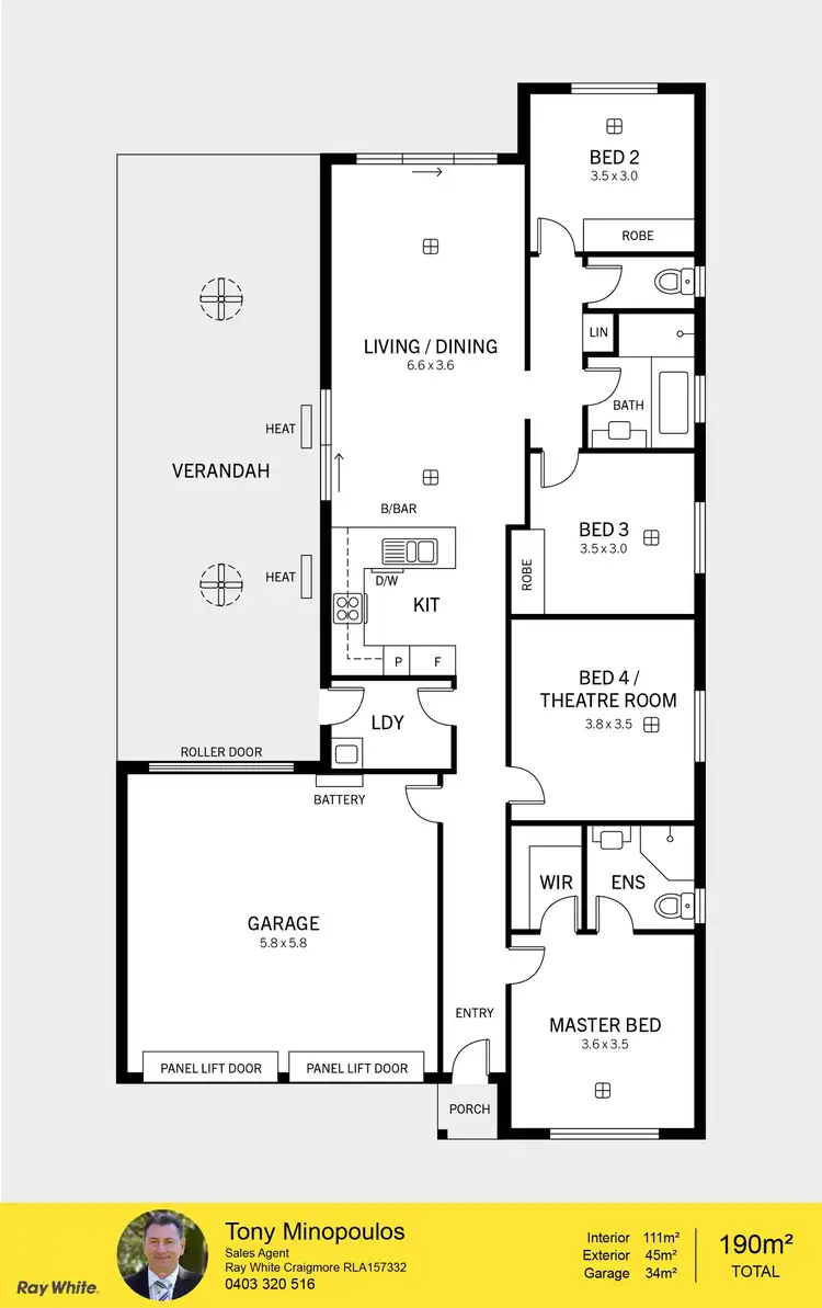 Floorplan of Homely house listing, 7 Sienna Drive, Munno Para West SA 5115