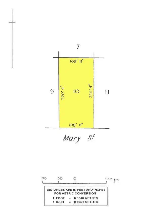 Floorplan of Homely land listing, Lot 10 No 16 Mary Street, Edithburgh SA 5583