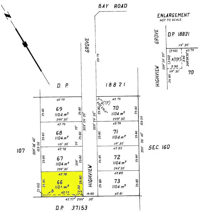 Floorplan of Homely land listing, 23 Highview Grove, Moonta Bay SA 5558