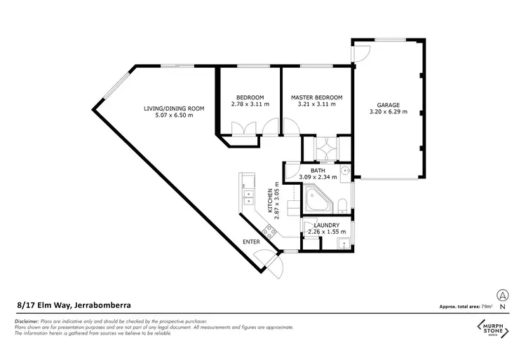 Floorplan of Homely townhouse listing, 8/17 Elm Way, Jerrabomberra NSW 2619