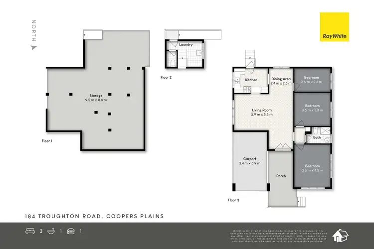 Floorplan of Homely house listing, 184 Troughton Road, Coopers Plains QLD 4108