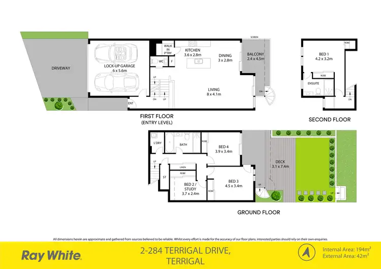 Floorplan of Homely townhouse listing, 2/284 Terrigal Drive, Terrigal NSW 2260