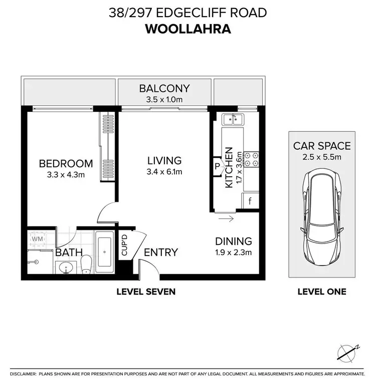 Floorplan of Homely apartment listing, 38/297-297A Edgecliff Road, Woollahra NSW 2025
