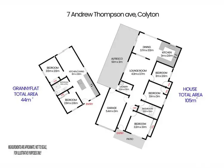 Floorplan of Homely house listing, 7 Andrew Thompson Place, Colyton NSW 2760