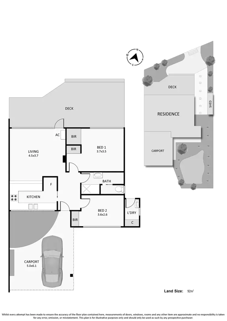 Floorplan of Homely unit listing, 5/163 Mount Eliza Way, Mount Eliza VIC 3930