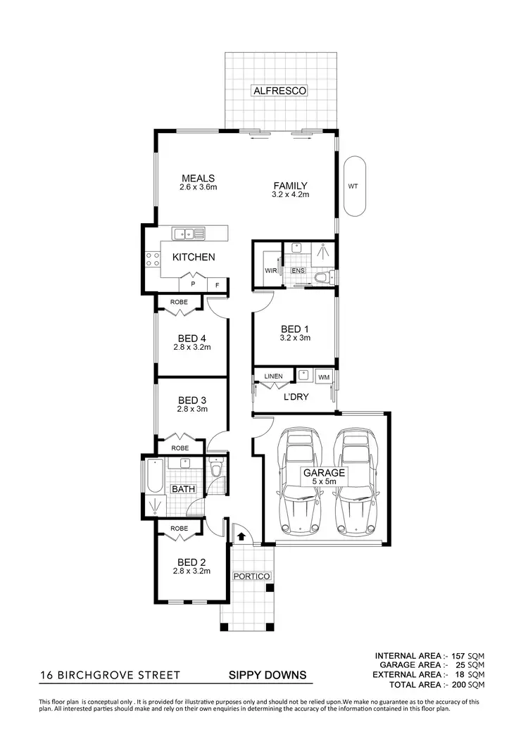 Floorplan of Homely house listing, 16 Birchgrove Street, Sippy Downs QLD 4556