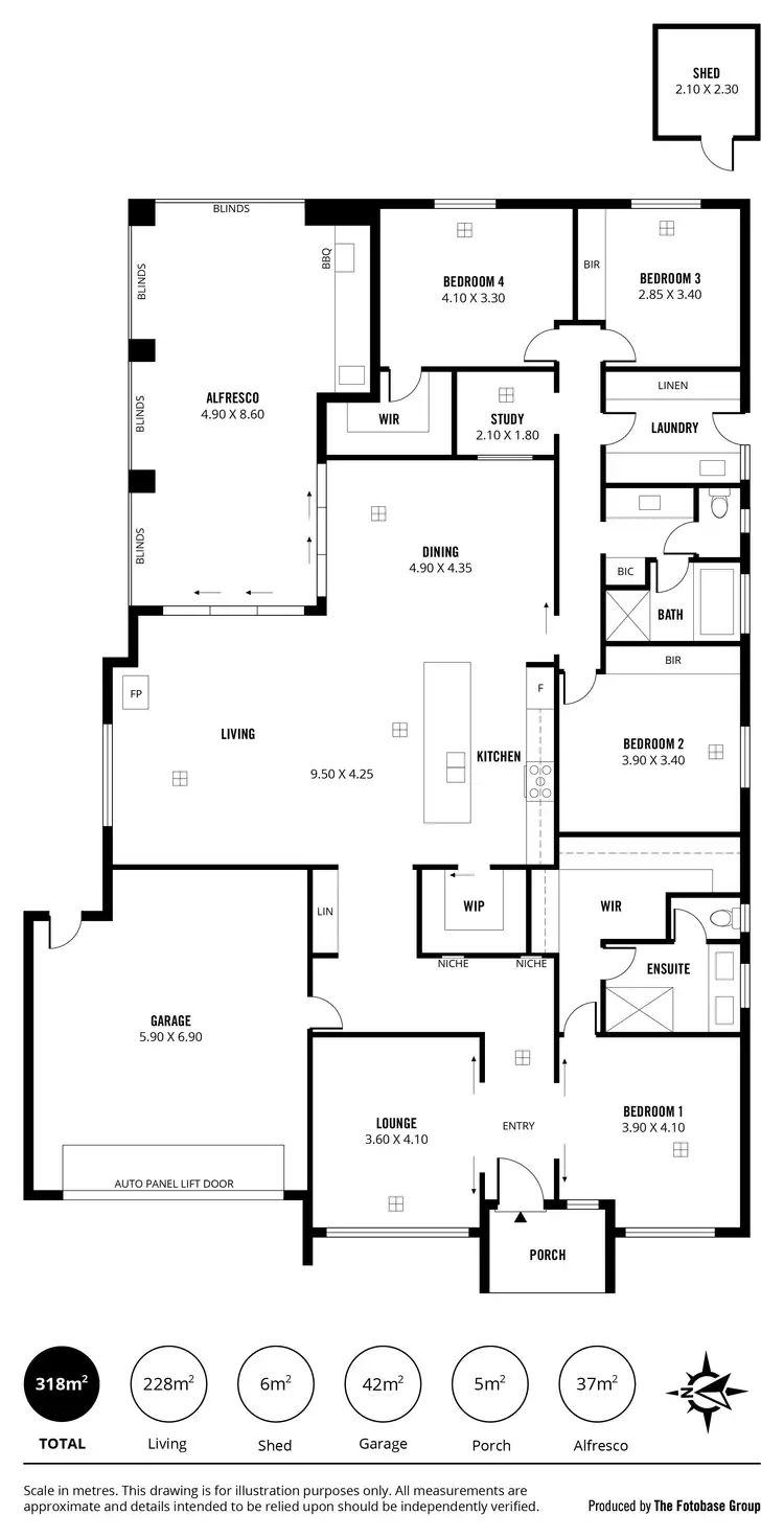 Floorplan of Homely house listing, 9 Springview Terrace, Mount Barker SA 5251