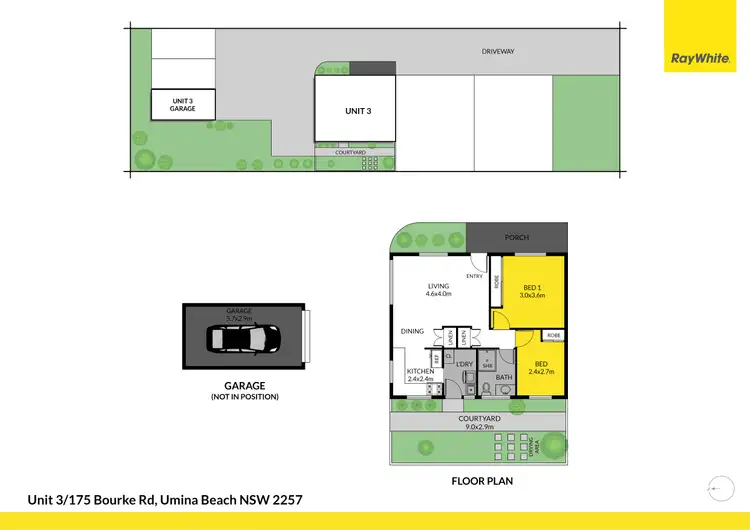 Floorplan of Homely villa listing, 3/175 Bourke Road, Umina Beach NSW 2257
