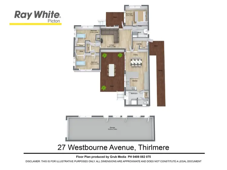 Floorplan of Homely house listing, 27 Westbourne Avenue, Thirlmere NSW 2572