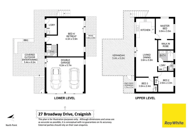 Floorplan of Homely house listing, 27 Broadway Drive, Craignish QLD 4655