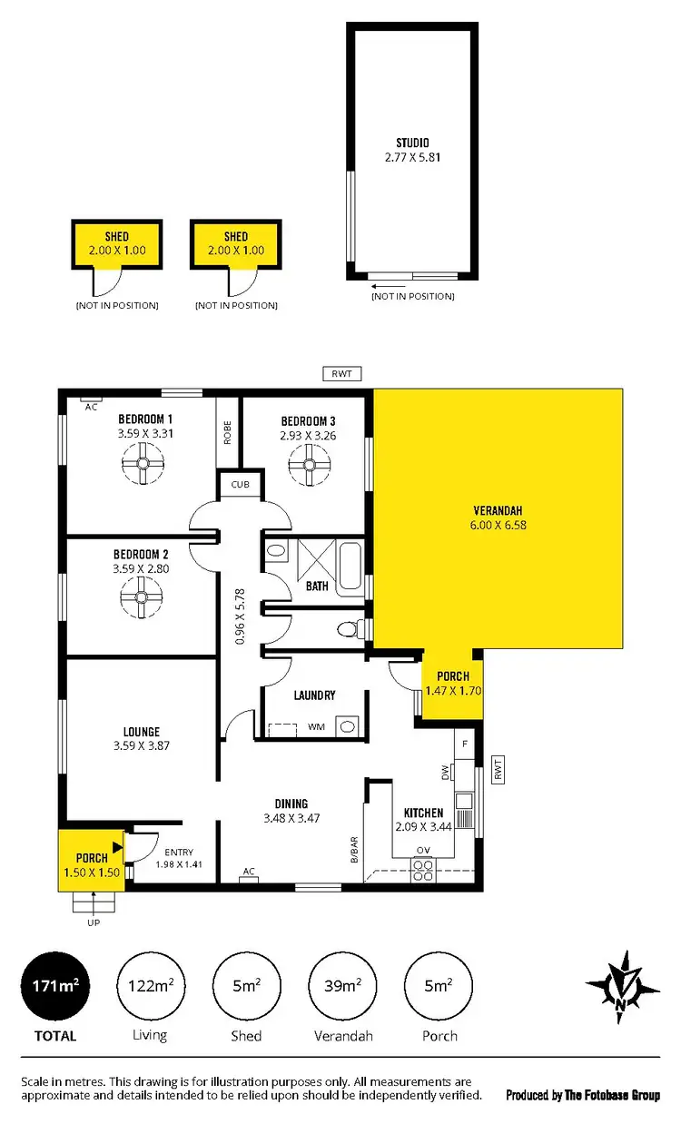 Floorplan of Homely house listing, 6A Olympia Crescent, Hackham West SA 5163