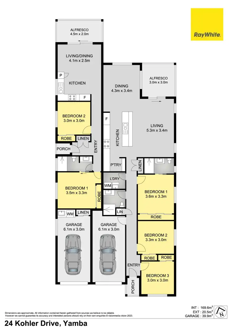Floorplan of Homely other listing, 24 Kohler Drive, Yamba NSW 2464