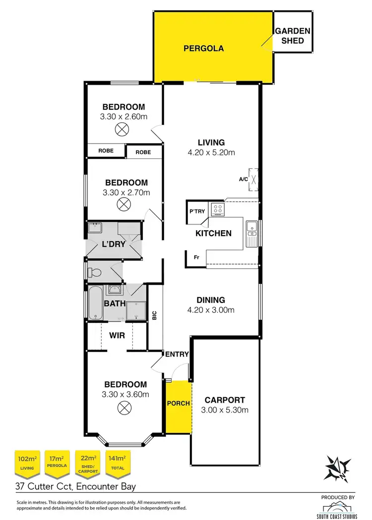 Floorplan of Homely house listing, 37 Cutter Circuit, Encounter Bay SA 5211