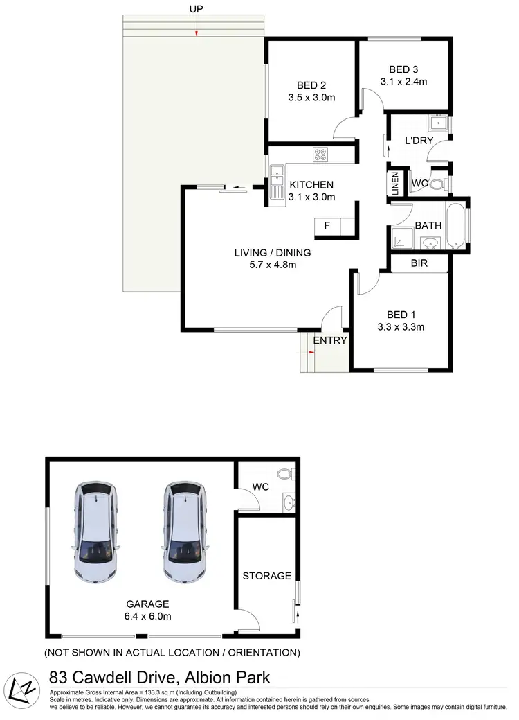 Floorplan of Homely house listing, 83 Cawdell Drive, Albion Park NSW 2527