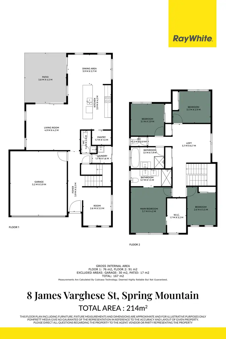 Floorplan of Homely house listing, 8 James Varghese Street, Spring Mountain QLD 4300