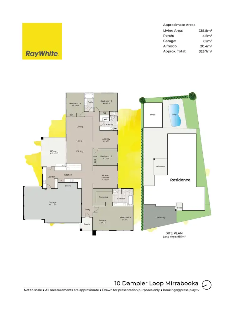 Floorplan of Homely house listing, 10 Dampier Loop, Mirrabooka WA 6061