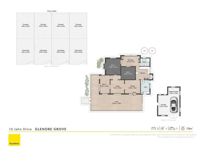 Floorplan of Homely rural property listing, 10 Jahn Drive, Glenore Grove QLD 4342