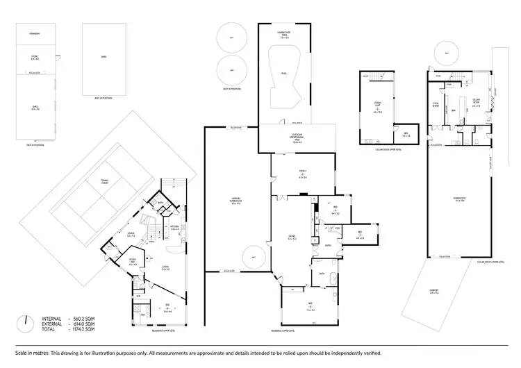 Floorplan of Homely house listing, 100 Collins Road, Ashton SA 5137