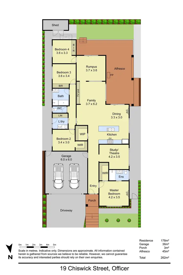 Floorplan of Homely house listing, 19 Chiswick Street, Officer VIC 3809