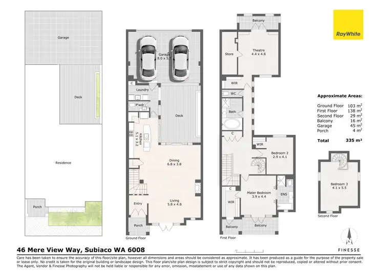 Floorplan of Homely house listing, 46 Mere View Way, Subiaco WA 6008