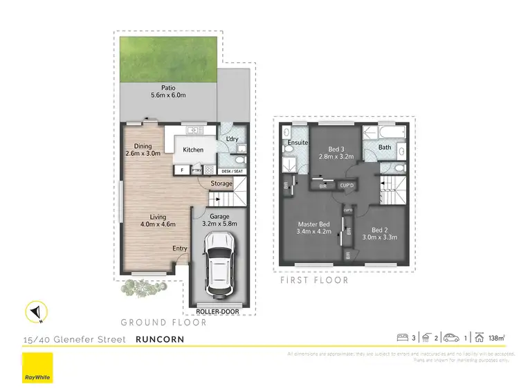 Floorplan of Homely townhouse listing, 15/40 Glenefer Street, Runcorn QLD 4113