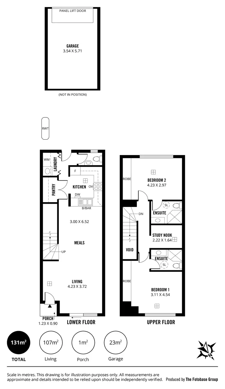 Floorplan of Homely townhouse listing, 21 St Clair Avenue, St Clair SA 5011