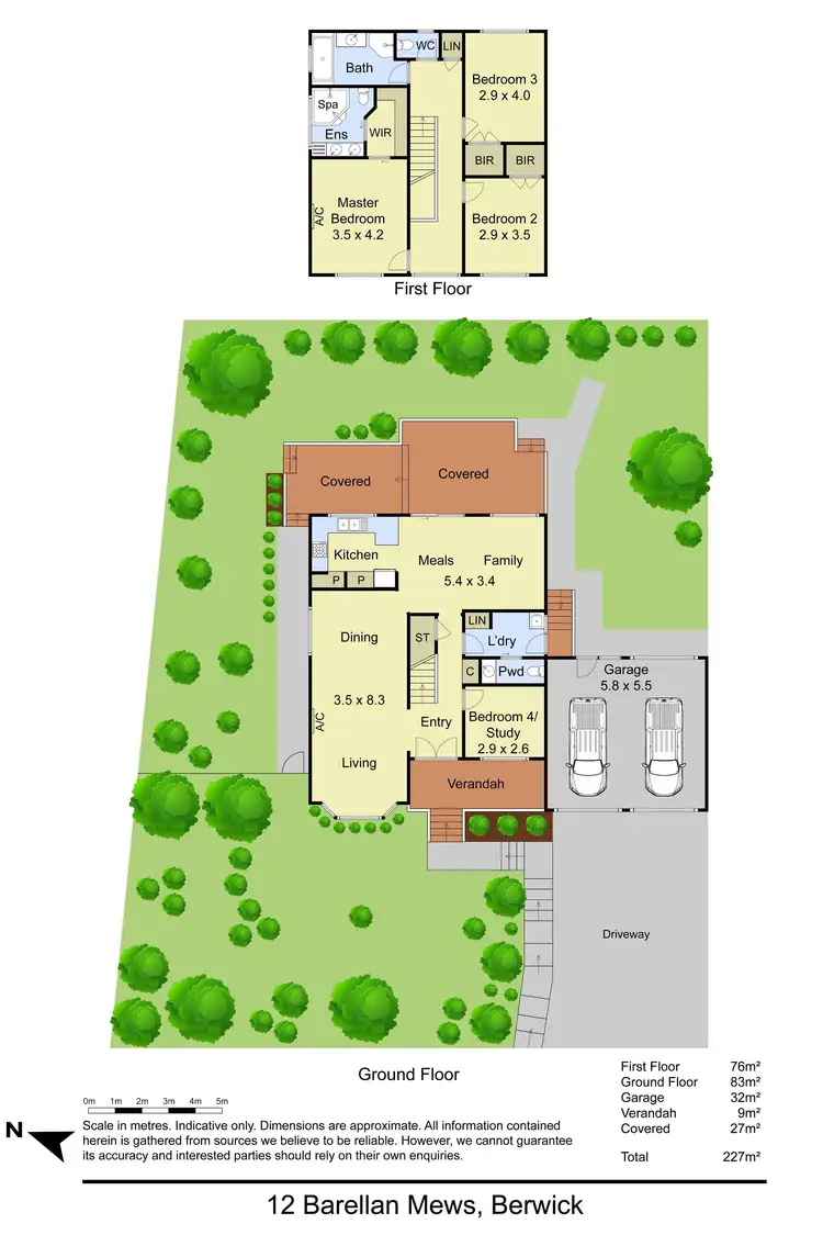 Floorplan of Homely house listing, 12 Barellan Mews, Berwick VIC 3806