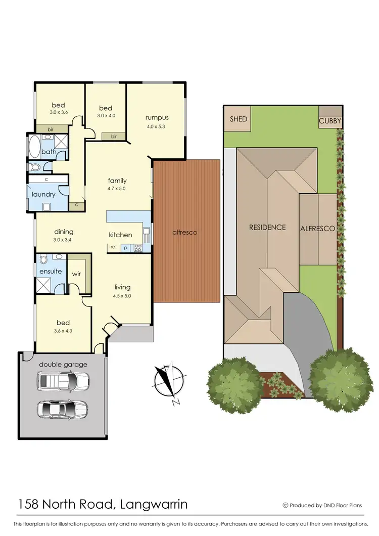 Floorplan of Homely house listing, 158 North Road, Langwarrin VIC 3910