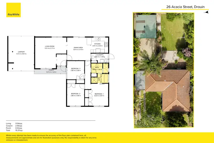 Floorplan of Homely house listing, 26 Acacia Street, Drouin VIC 3818