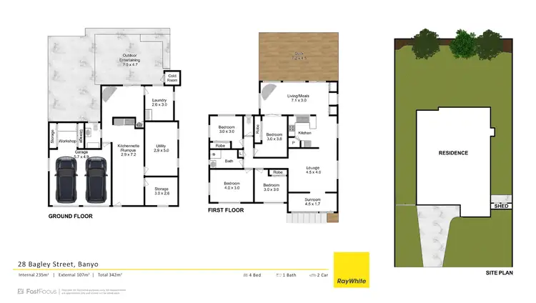 Floorplan of Homely house listing, 28 Bagley Street, Banyo QLD 4014