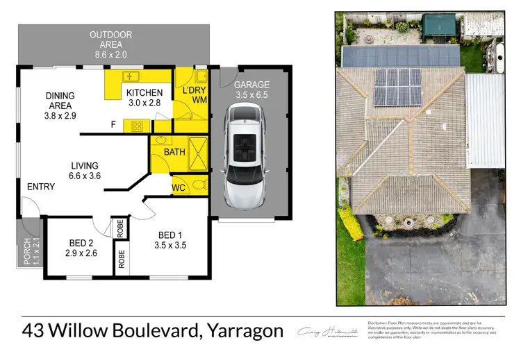 Floorplan of Homely house listing, 43 Willow Boulevard, Yarragon VIC 3823