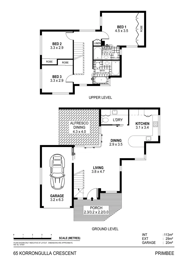 Floorplan of Homely house listing, 65 Korrungulla Crescent, Primbee NSW 2502