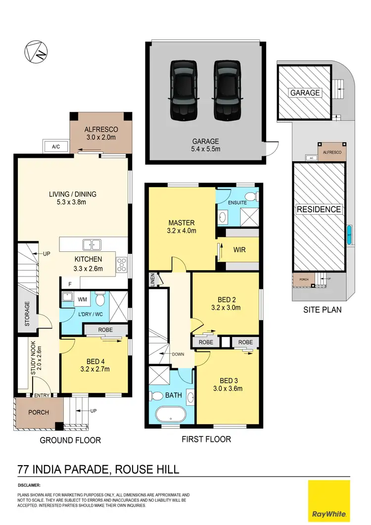 Floorplan of Homely house listing, 77 India Parade, Rouse Hill NSW 2155