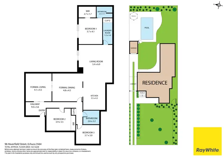 Floorplan of Homely house listing, 96 Haverfield Street, Echuca VIC 3564