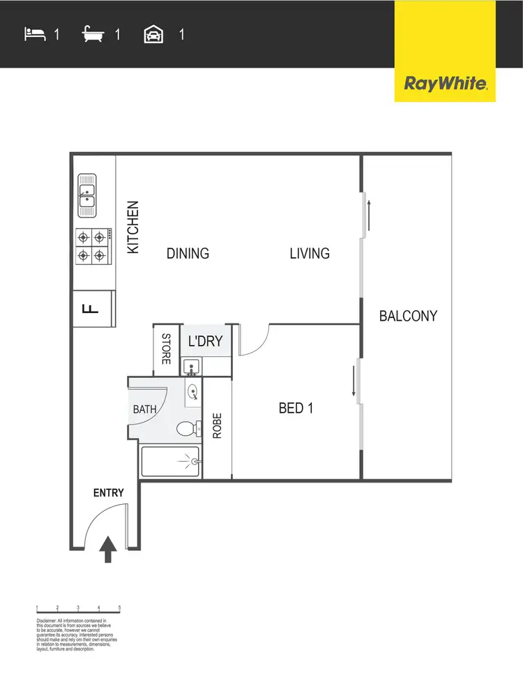 Floorplan of Homely apartment listing, 64/15 Braybrooke Street, Bruce ACT 2617