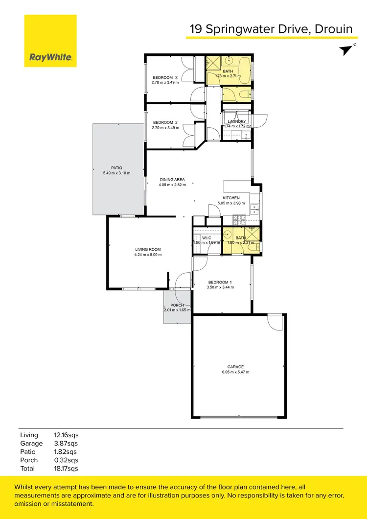 Floorplan of Homely house listing, 19 Springwater Drive, Drouin VIC 3818