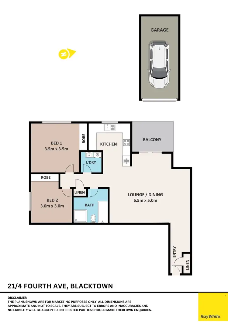 Floorplan of Homely apartment listing, 21/2-4 Fourth Avenue, Blacktown NSW 2148