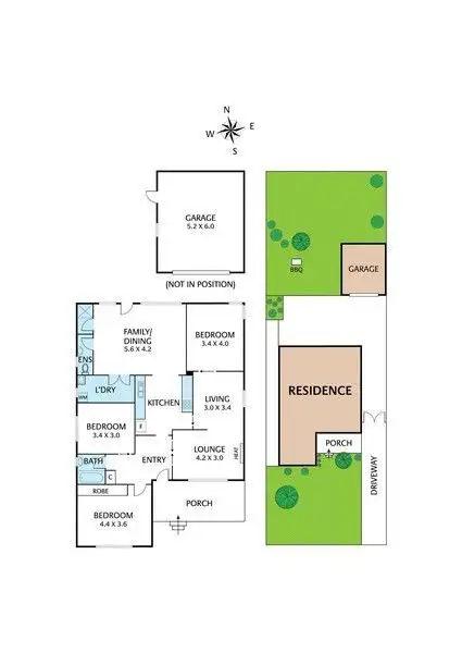 Floorplan of Homely house listing, 34 Glenroy Road, Glenroy VIC 3046