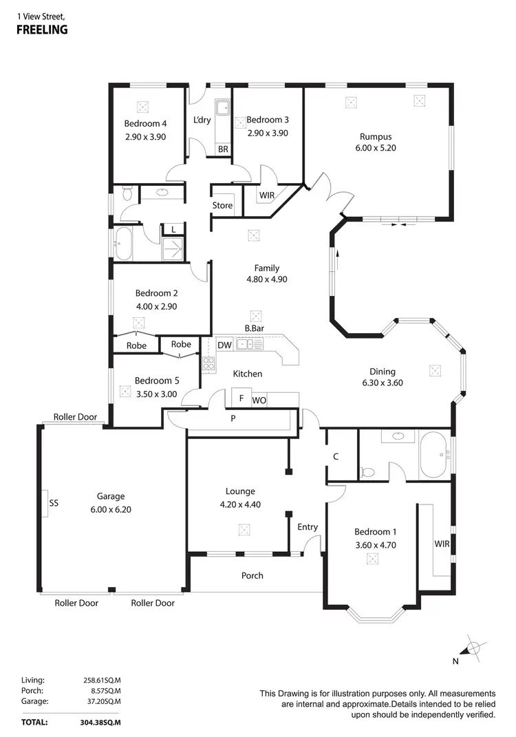 Floorplan of Homely other listing, 1 View Street, Freeling SA 5372