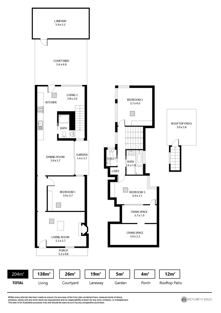 Floorplan of Homely house listing, 17 Stephens Street, Adelaide SA 5000