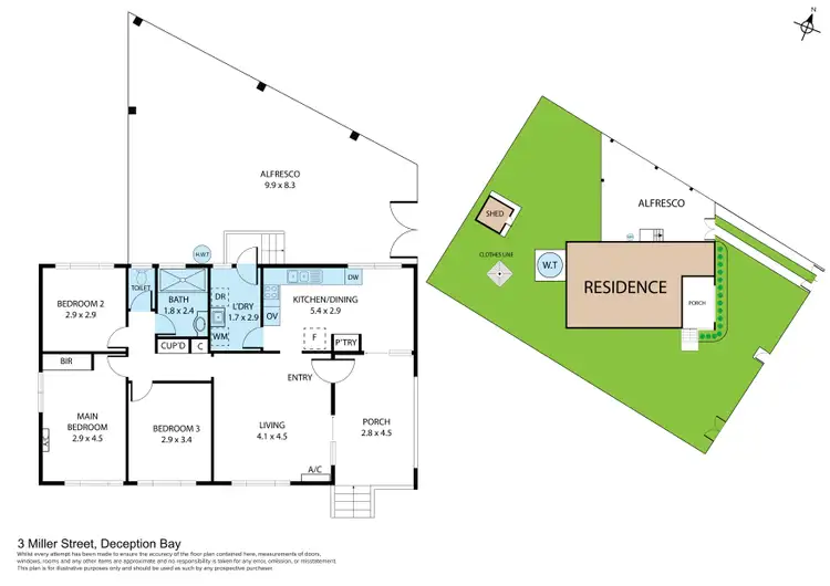 Floorplan of Homely house listing, 3 Miller Street, Deception Bay QLD 4508