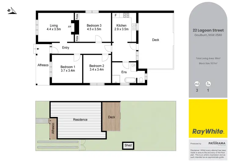 Floorplan of Homely house listing, 22 Lagoon Street, Goulburn NSW 2580