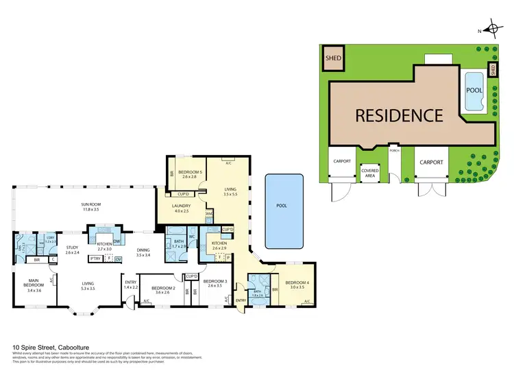Floorplan of Homely house listing, 10 Spire Street, Caboolture QLD 4510