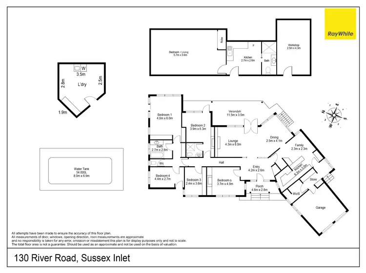 Floorplan of Homely house listing, 130 River Road, Sussex Inlet NSW 2540